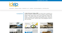 Desktop Screenshot of idep-fr.org