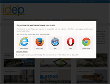 Tablet Screenshot of idep-fr.org